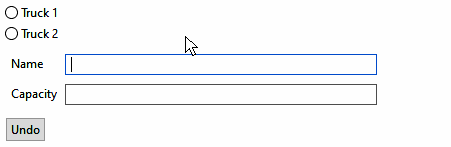 Editing the selected object