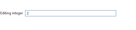 Integer editor